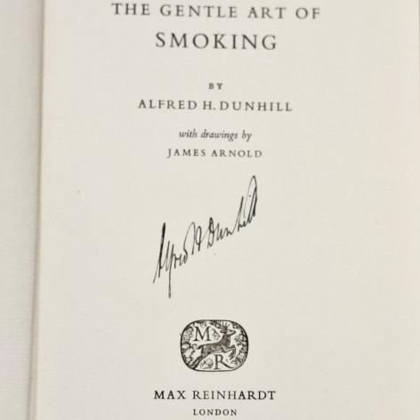 Lot 109 - The Gentle Art of Smoking by Alfred H. Dunhill